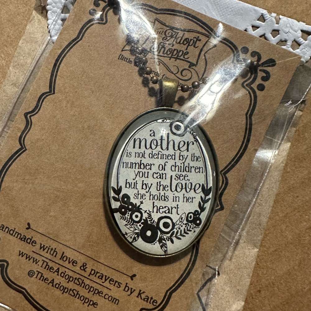 Handmade Scripture Necklace
